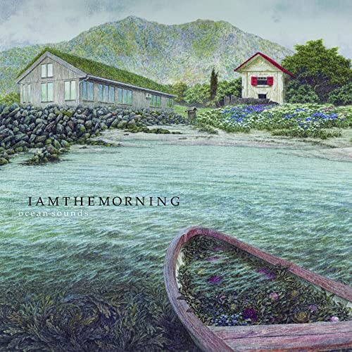 CD cover: coastal landscape with houses, water, and a small boat.