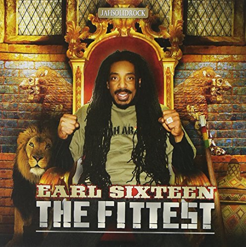 CD cover for Earl Sixteen’s “The Fittest” featuring a portrait of the artist.