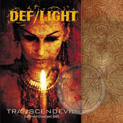 CD cover for “Transcendevil” featuring a woman with a candle.
