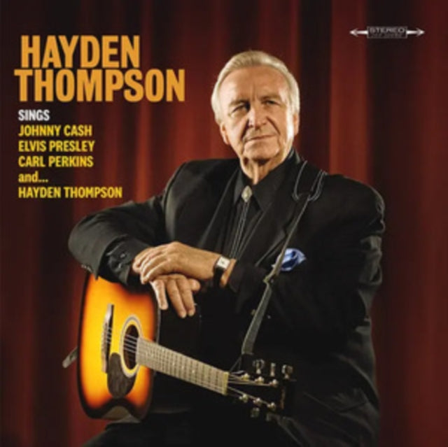 Hayden Thompson CD cover featuring a portrait of the singer with guitar.