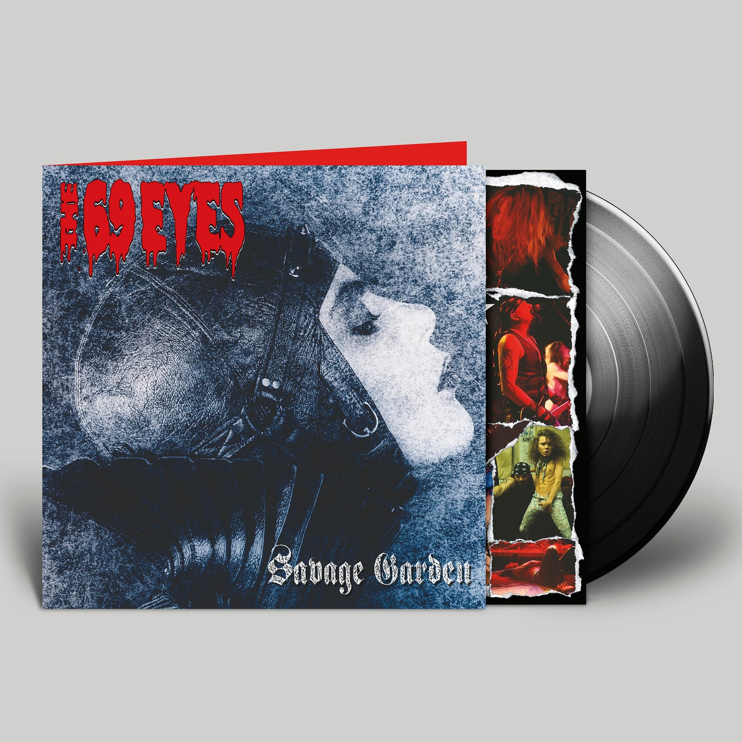 The 69 Eyes "Savage Garden" vinyl record with gothic imagery.