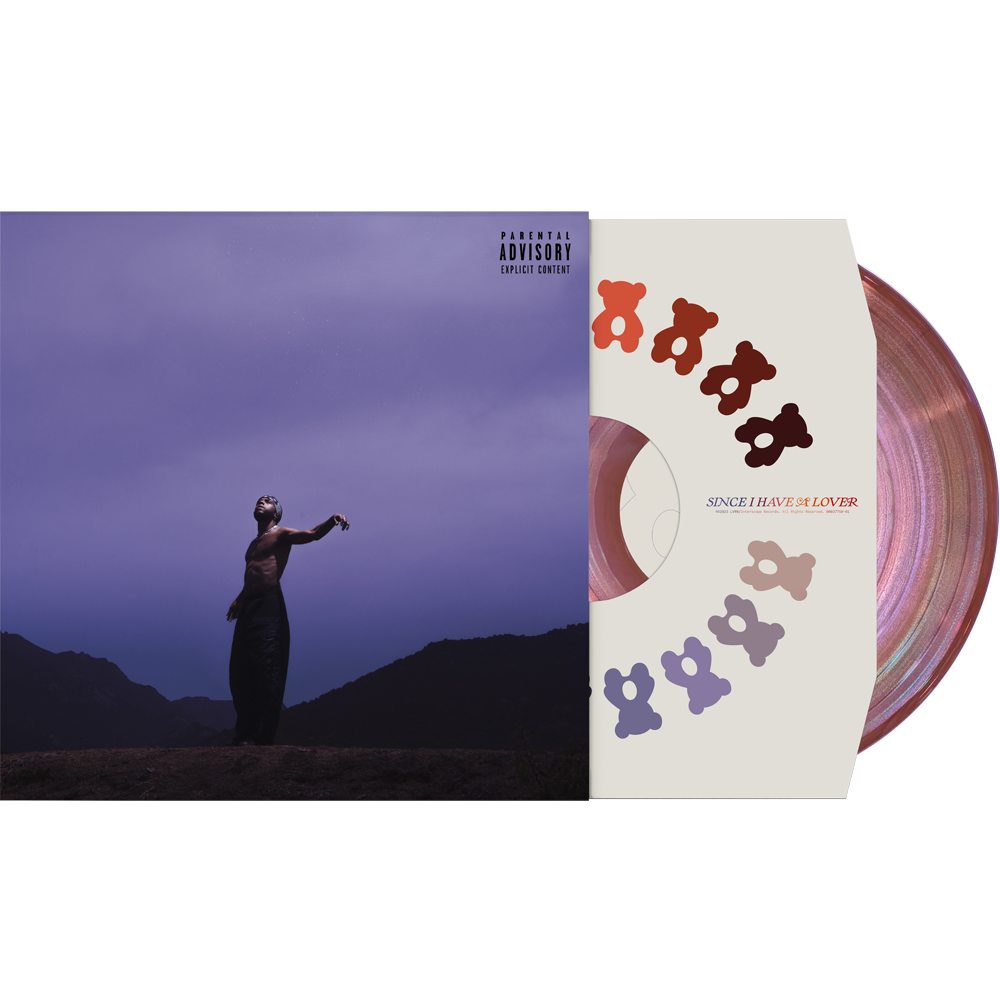 6LACK’s “Since I Have A Lover” clear pink 2LP vinyl record with cover art.