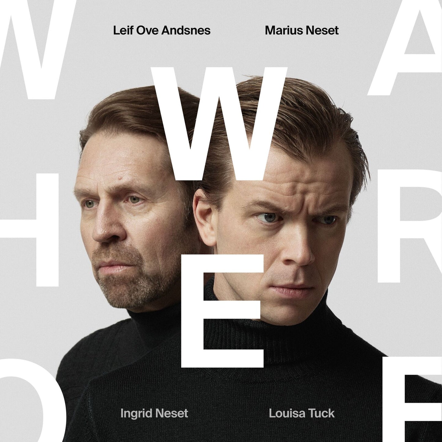 CD cover featuring portraits of Marius Neset and Leif Ove Andsnes.