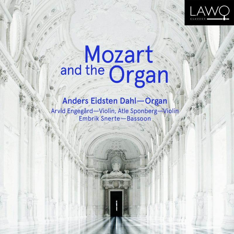 CD cover for "Mozart and the Organ" featuring a church interior.