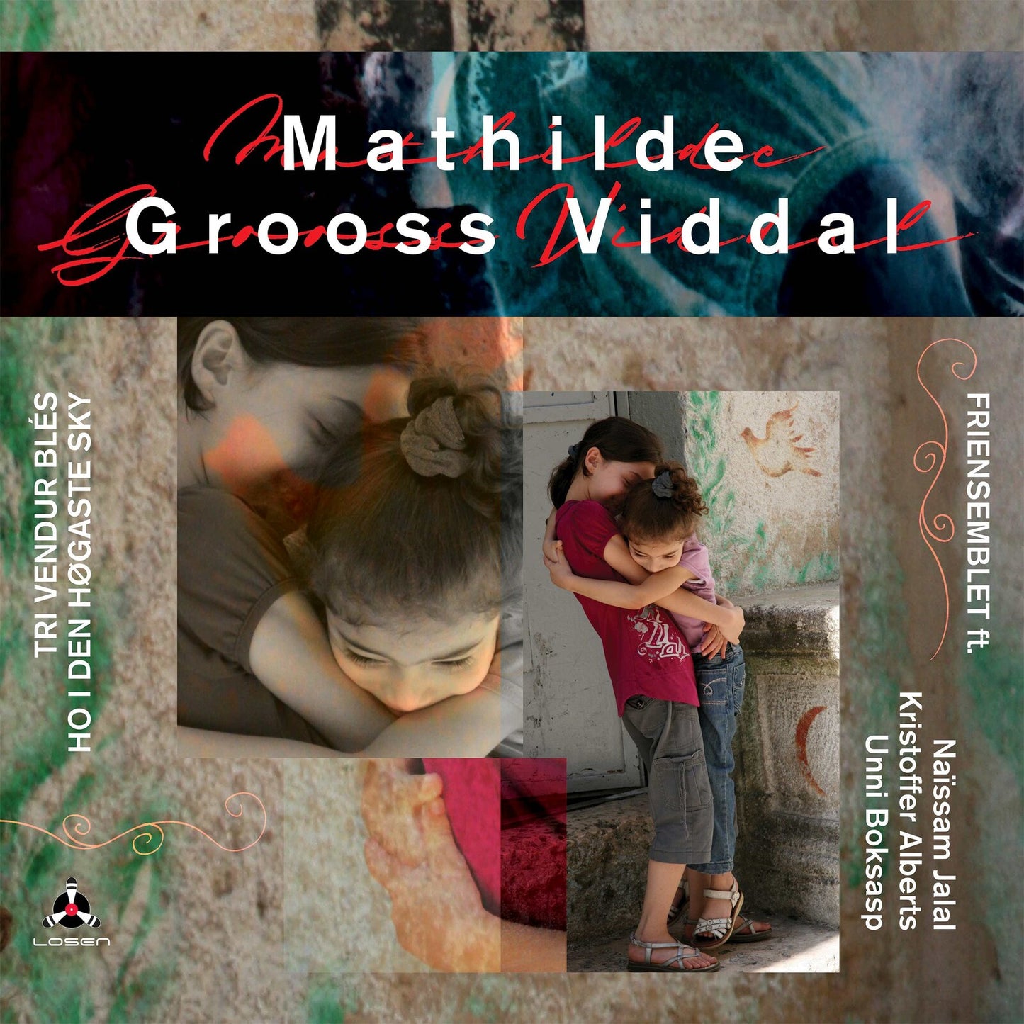 CD cover featuring a woman and child framed by a weathered doorway.