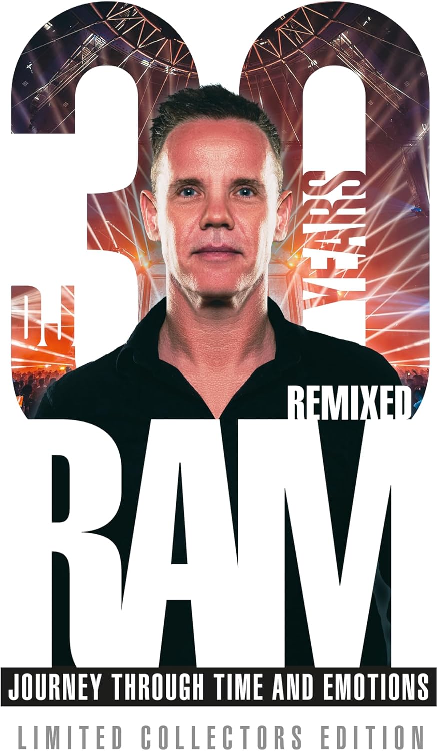 CD case featuring the band Ram, celebrating 30 years with remixed music.