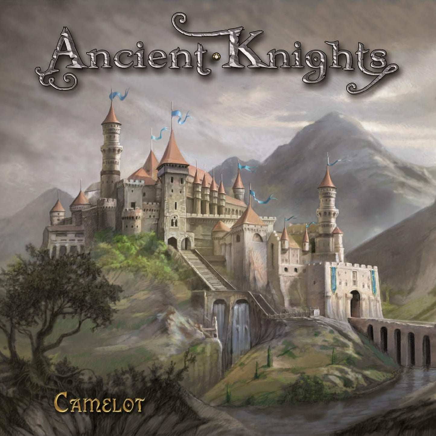 CD cover art depicting a fantasy castle landscape, titled "Camelot".