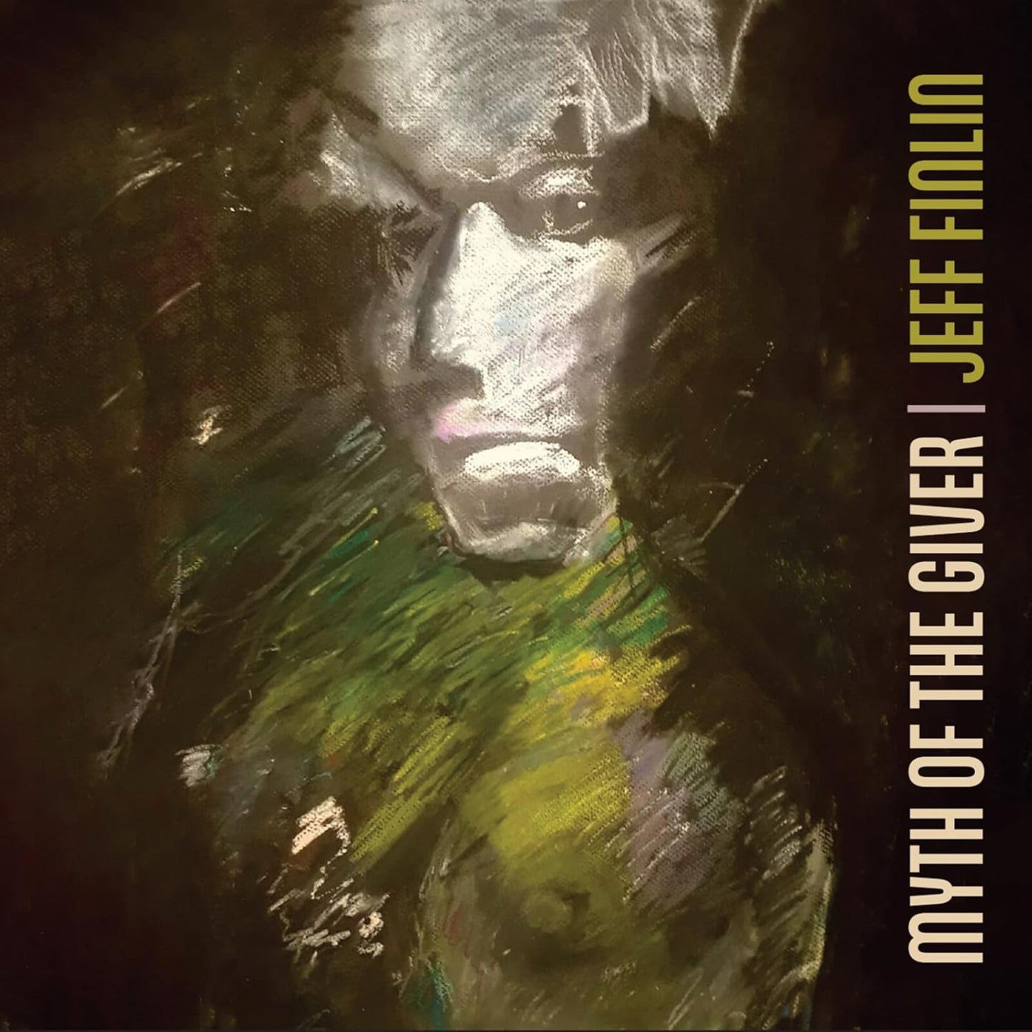 CD case featuring artist Jeff Finlin and album title "Myth Of The Giver".