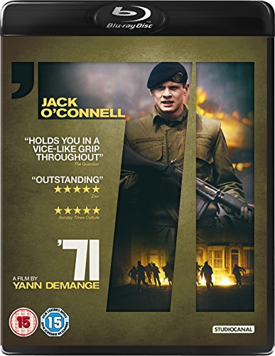 "'71" Blu-ray case with a soldier holding a rifle on the cover.