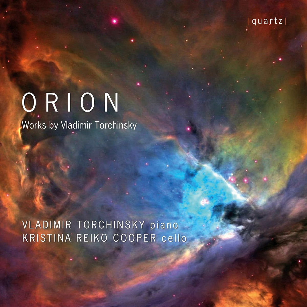 CD cover for "Orion" by Torchinsky and Cooper, featuring a nebula.