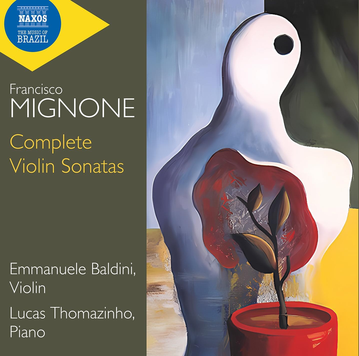 CD cover featuring a white bird with a red chest against a blue background.