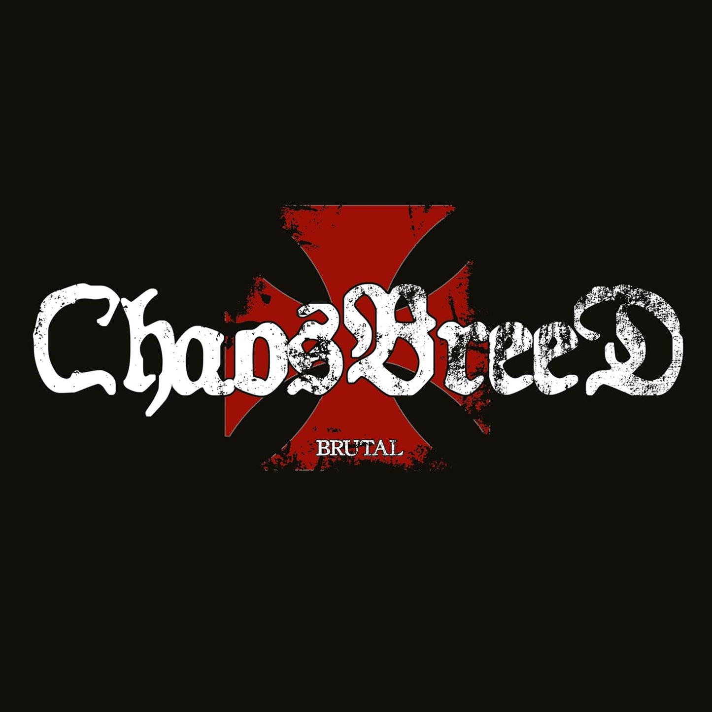Black background with white “Chaosbreed” text and a red, distressed X.