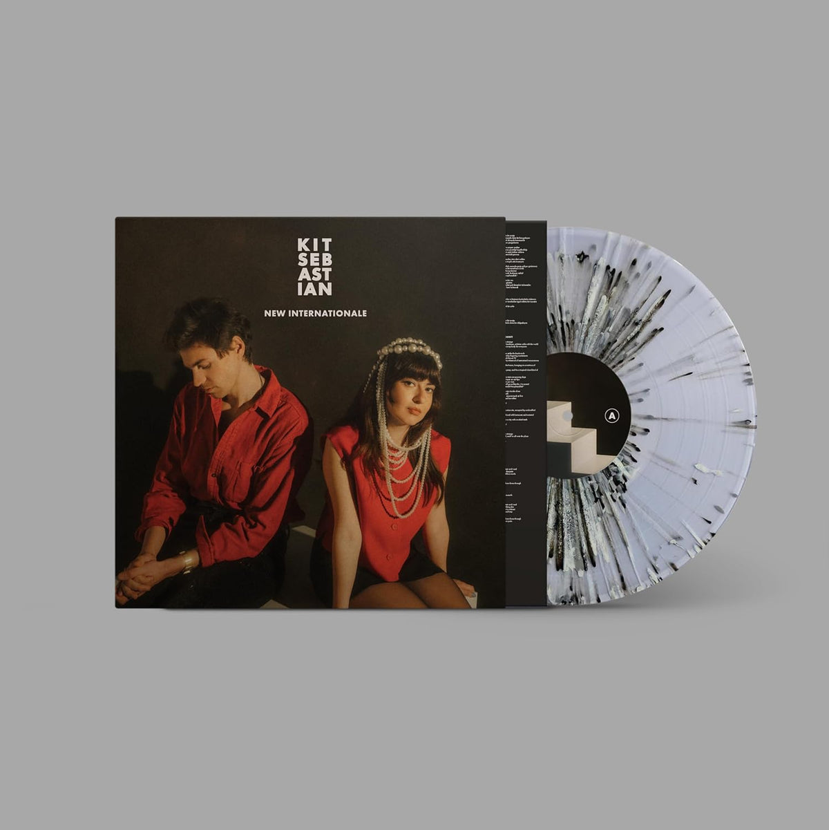 Kit Sebastian "New Internationale" vinyl record with portrait cover art.