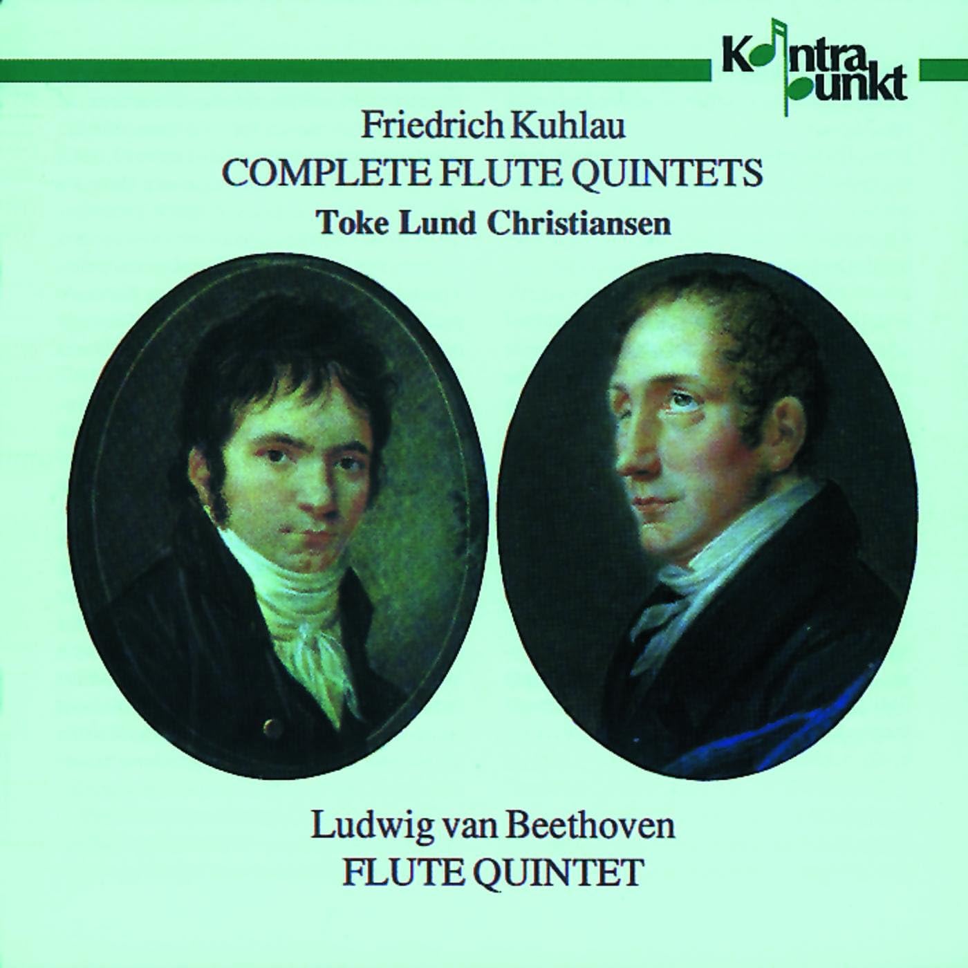 CD cover featuring portraits of Beethoven and Friedrich Kuhlau.