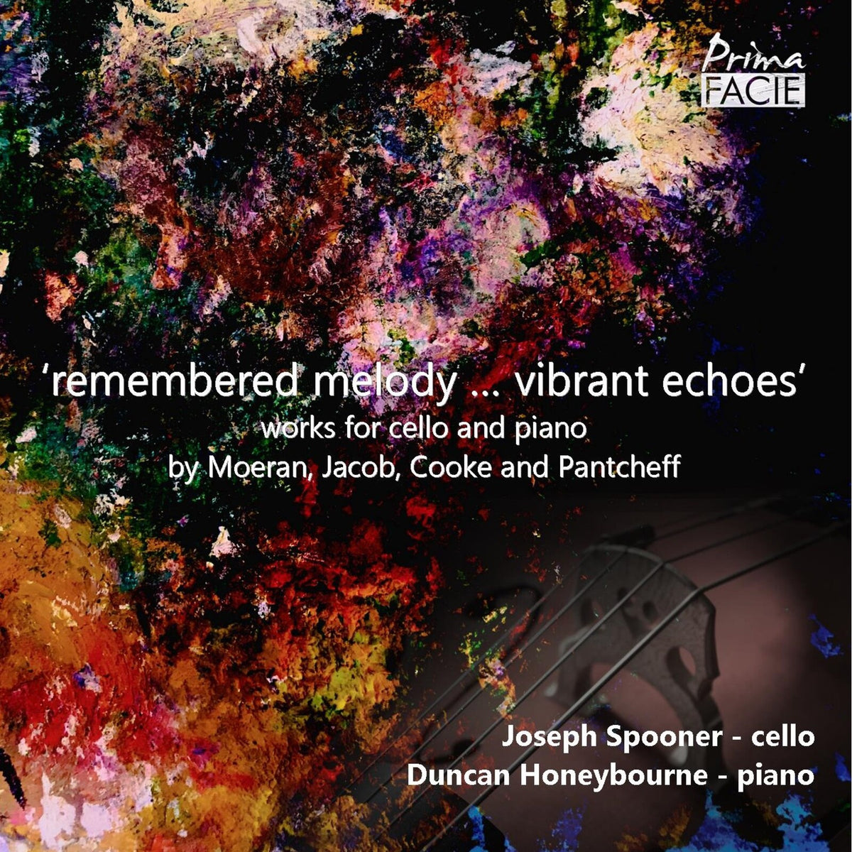 CD case featuring a colorful, likely floral, image and the title “Remembered Melody.”