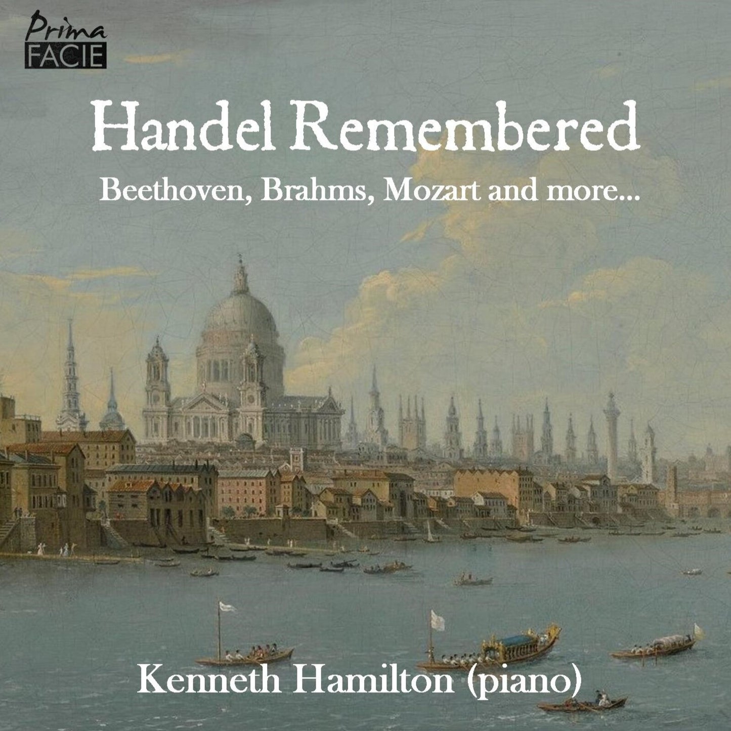 CD cover: "Handel Remembered" with a painting of a European cityscape.