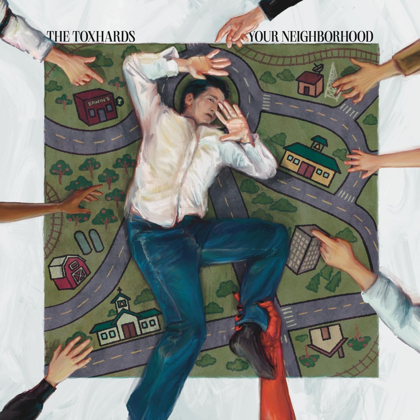 CD case for “The Toxhards,” likely featuring band imagery, with barcode on back.