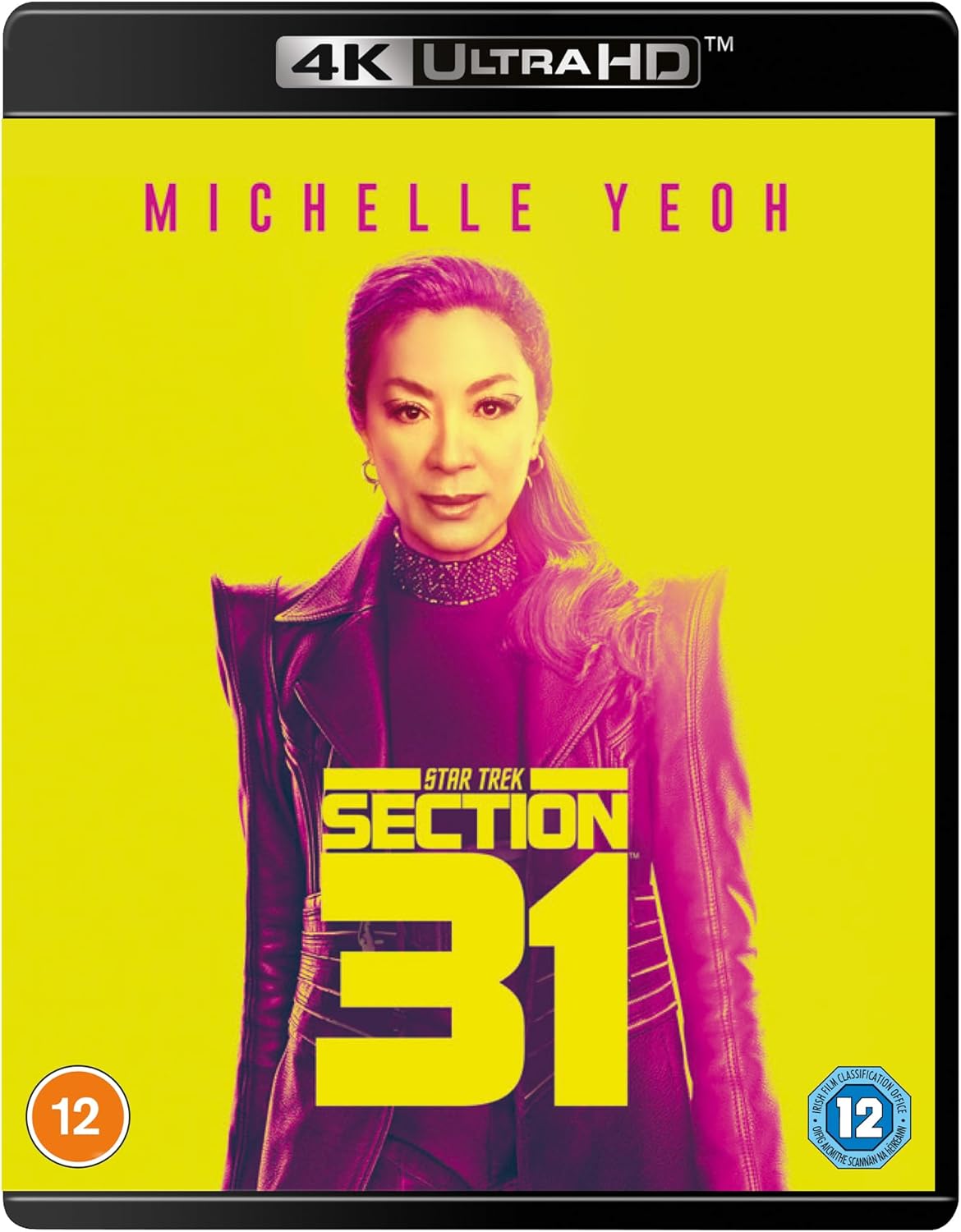 Star Trek Section 31 Blu-ray cover featuring Michelle Yeoh’s portrait.