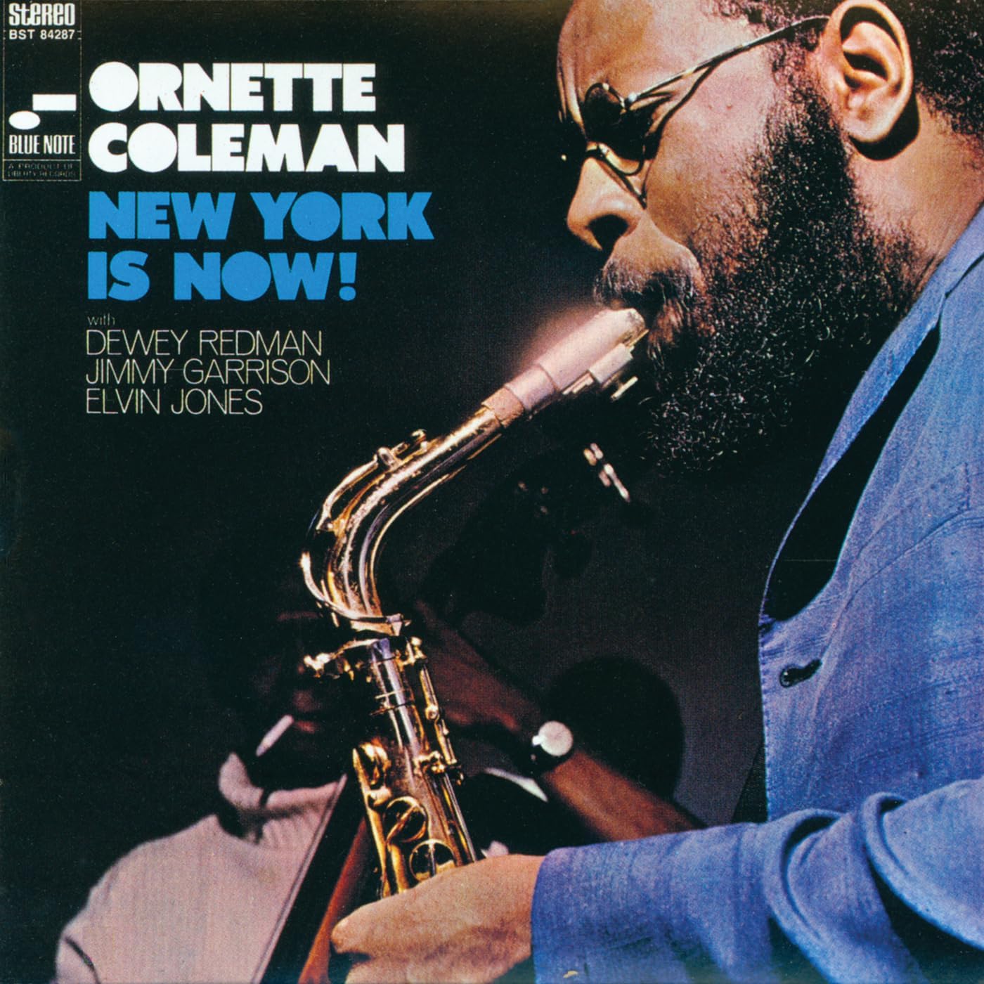 CD case for Ornette Coleman’s “New York Is Now!” album, barcode visible.