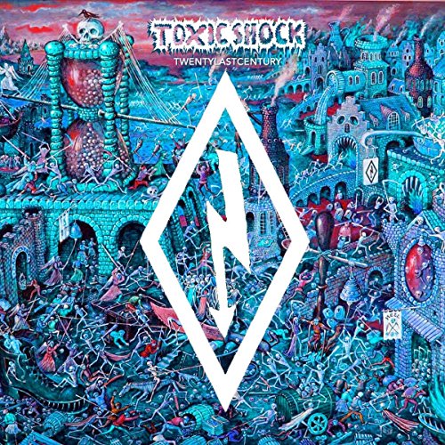 Album cover for "Toxic Shock - Twentylastcentury" with surreal, detailed artwork.