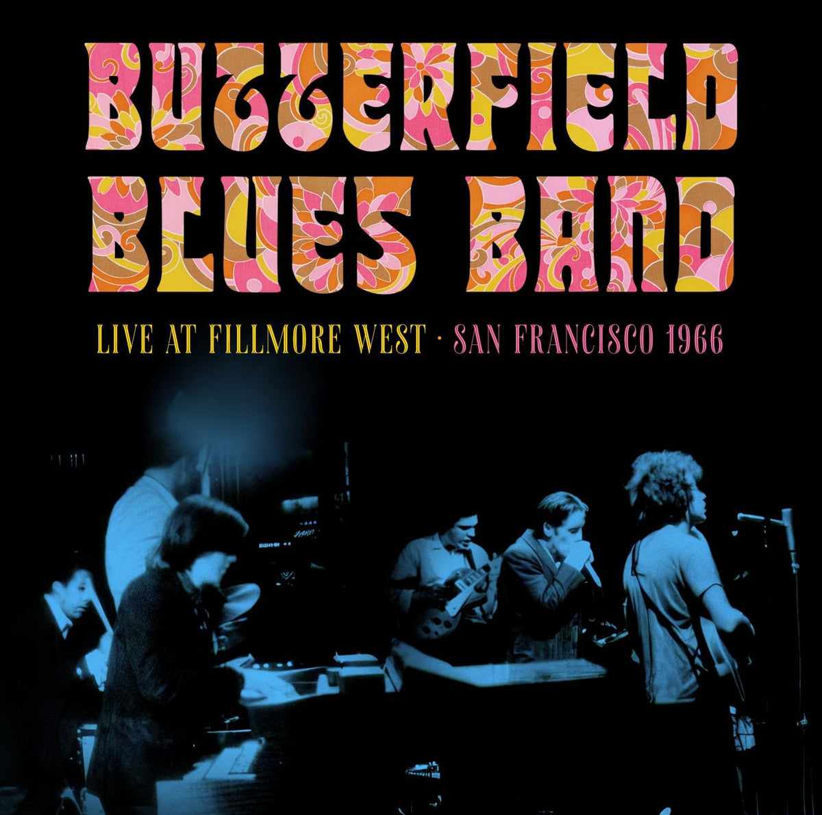 Butterfield Blues Band album cover with band performing on stage.