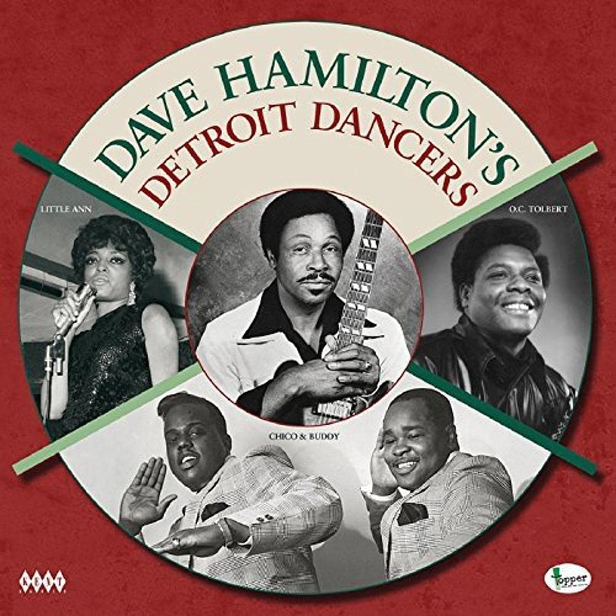 Album cover featuring portraits of five singers from Detroit.