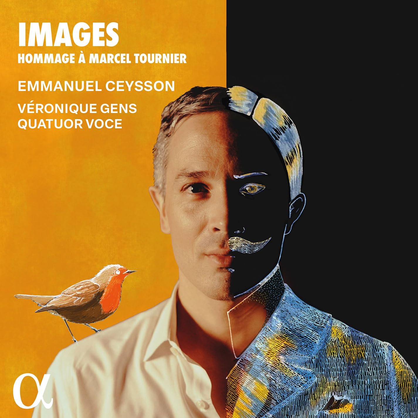 CD cover featuring abstract imagery, likely honoring artist Marcel Tourn.