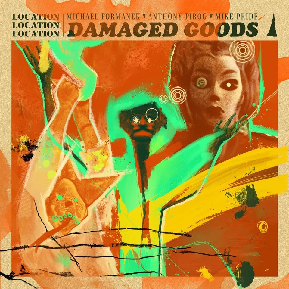CD cover: abstract portrait with bold colors and textured brushstrokes.