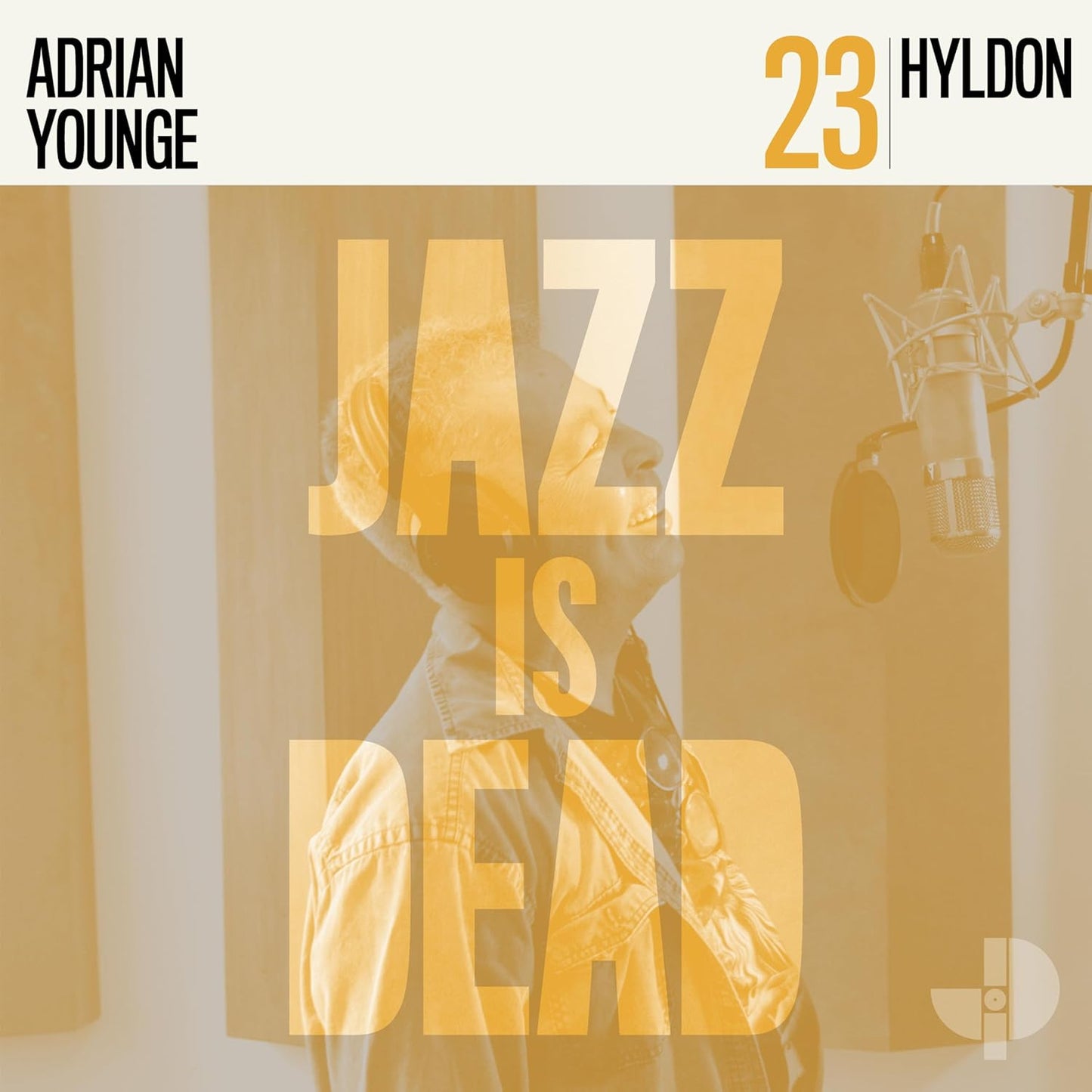 CD cover for Hyldon & Adrian Younge’s “Jazz Is Dead 23” album.