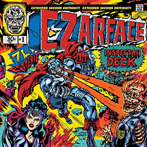 Czarface CD cover: comic book illustration of armored figures and explosions.