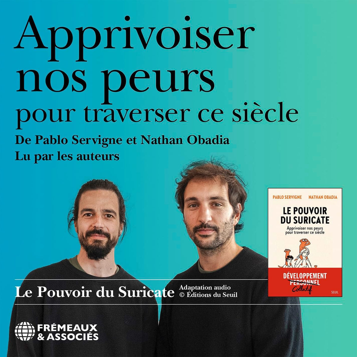 CD cover with portraits of two men and bold French text.