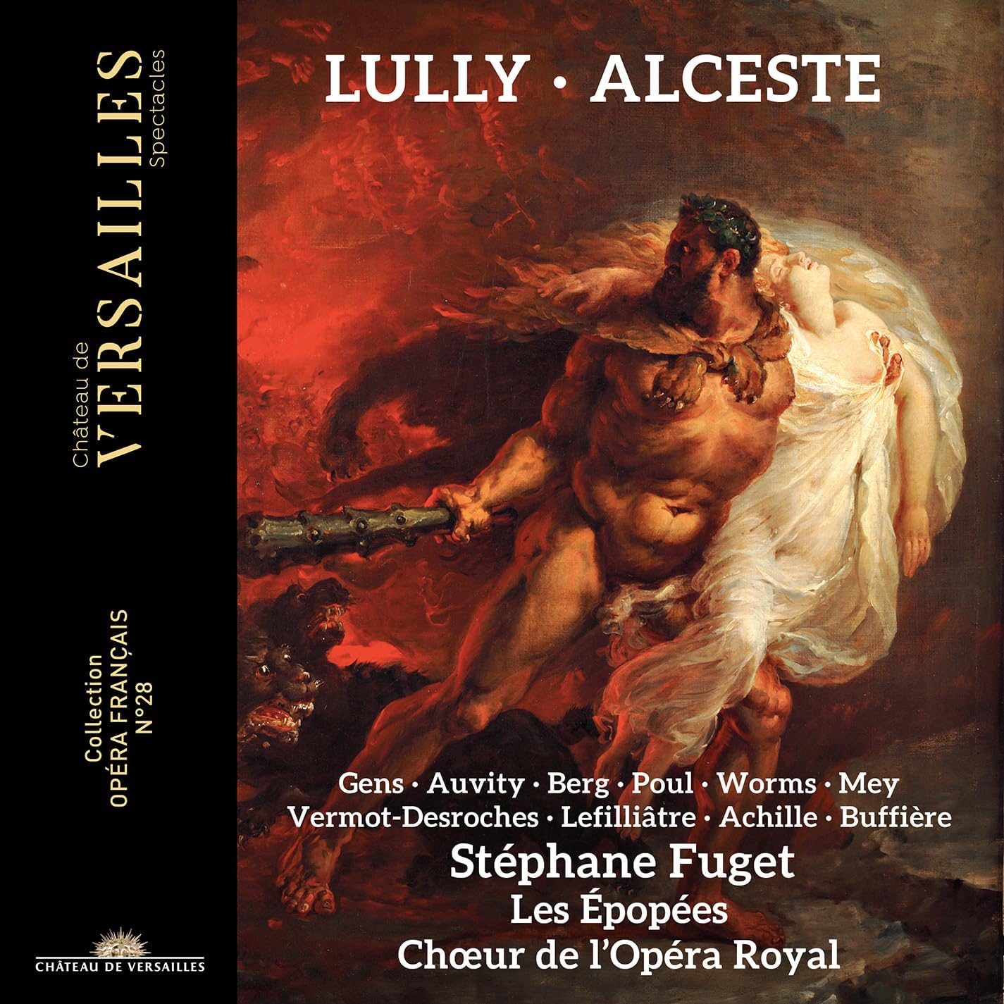 CD cover for Lully’s *Alcest*, featuring a dramatic Baroque painting.
