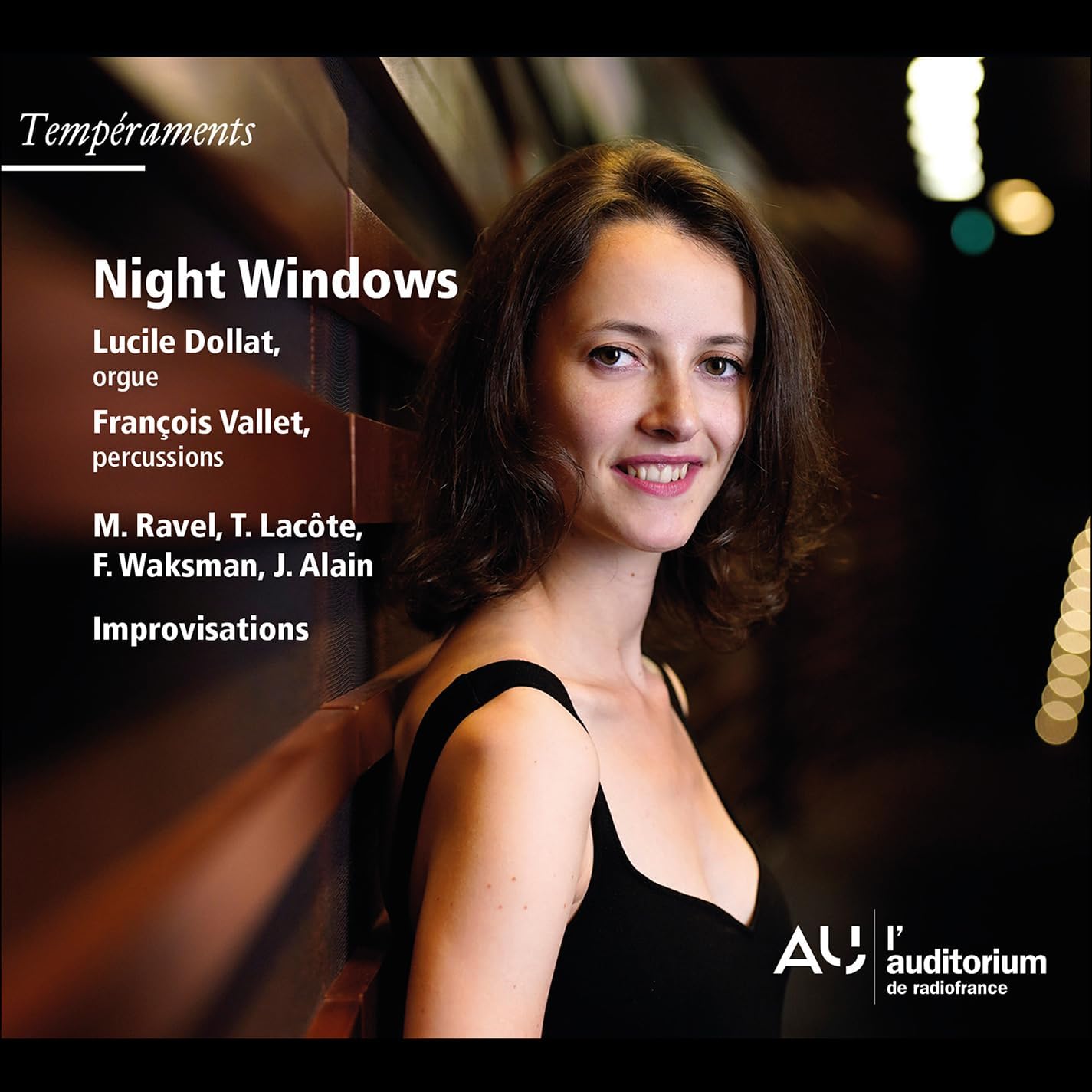 CD cover featuring a portrait of Lucile Dollat, a woman with short brown hair.