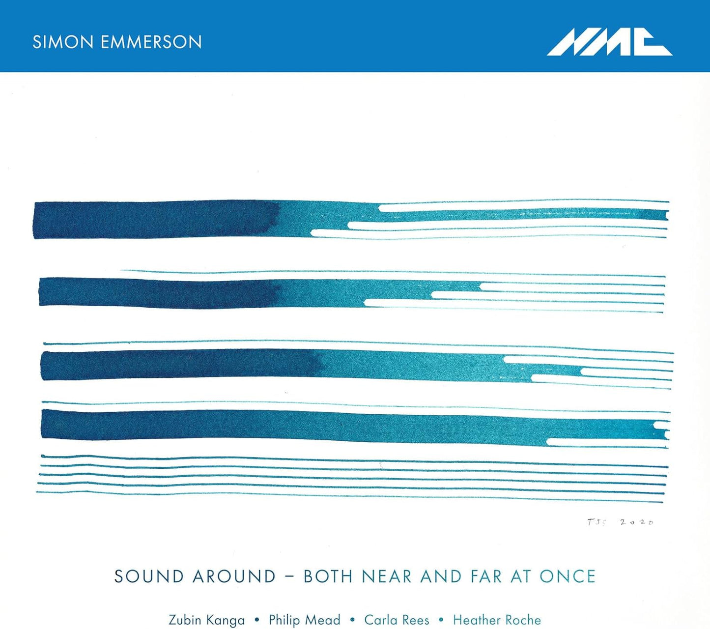 CD case for Simon Emmerson's "Sound Around" album, barcode visible.