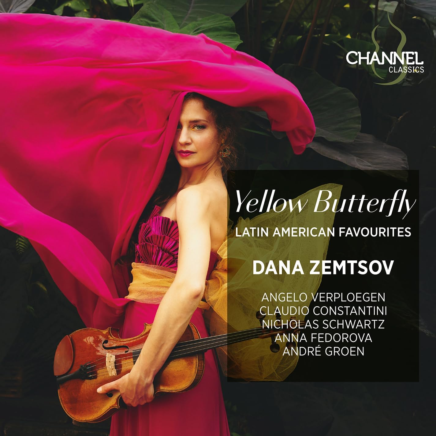CD cover featuring a violinist with a blurred, colorful background.