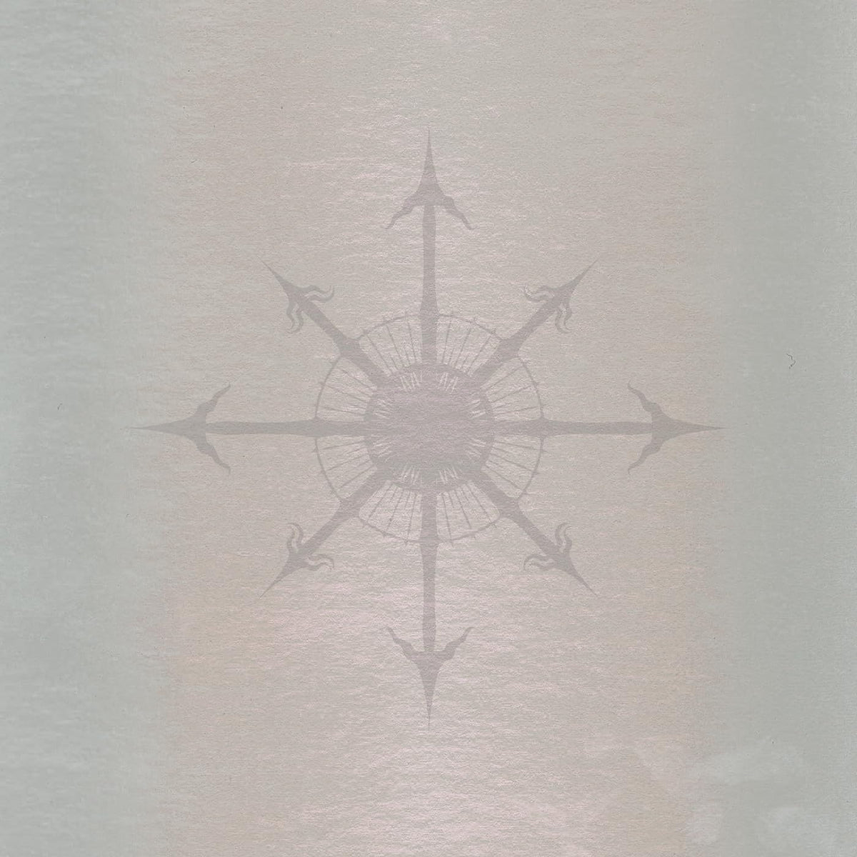 CD cover with a gray, ornate compass rose design.