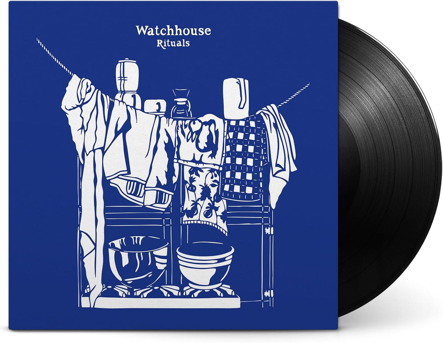 Vinyl record album cover featuring the band Watchhouse titled Rituals with artistic cover art.