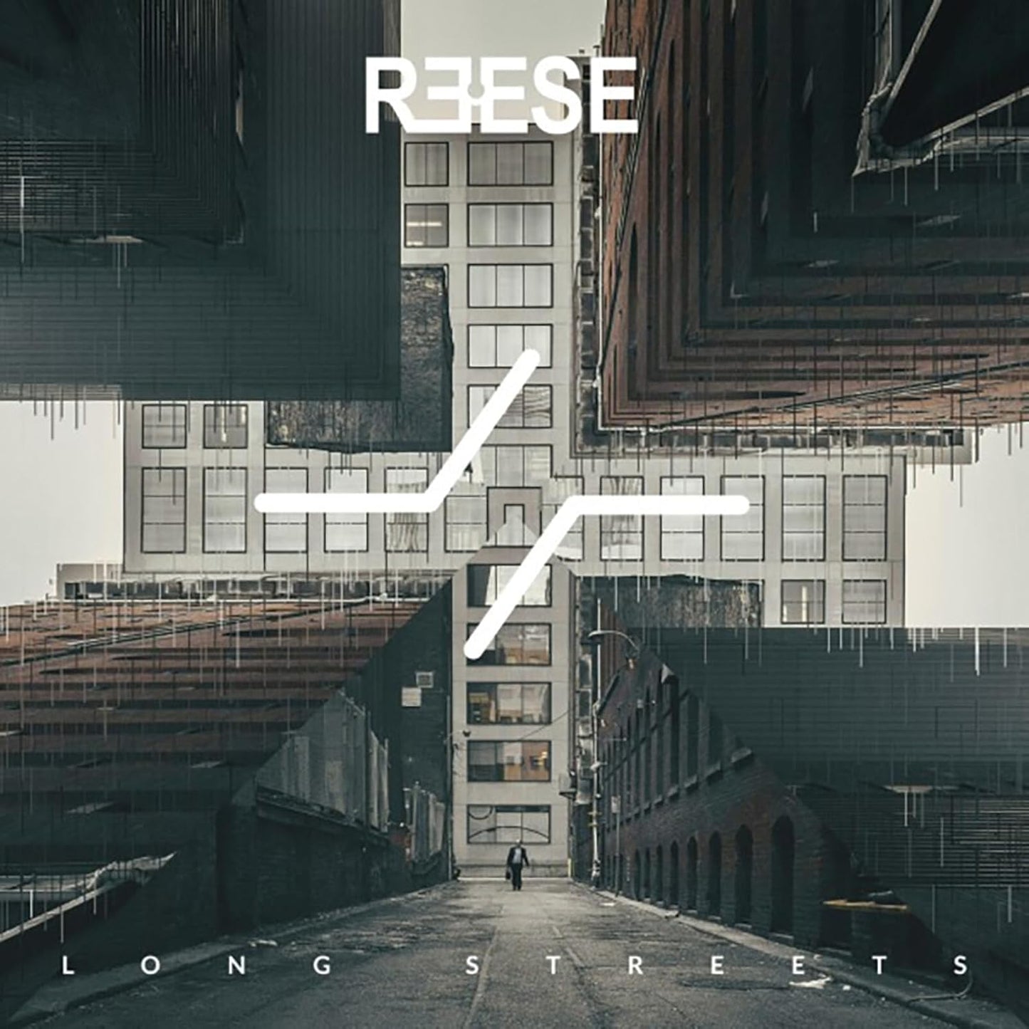 CD cover for Reese’s “Long Streets” featuring a building facade image.