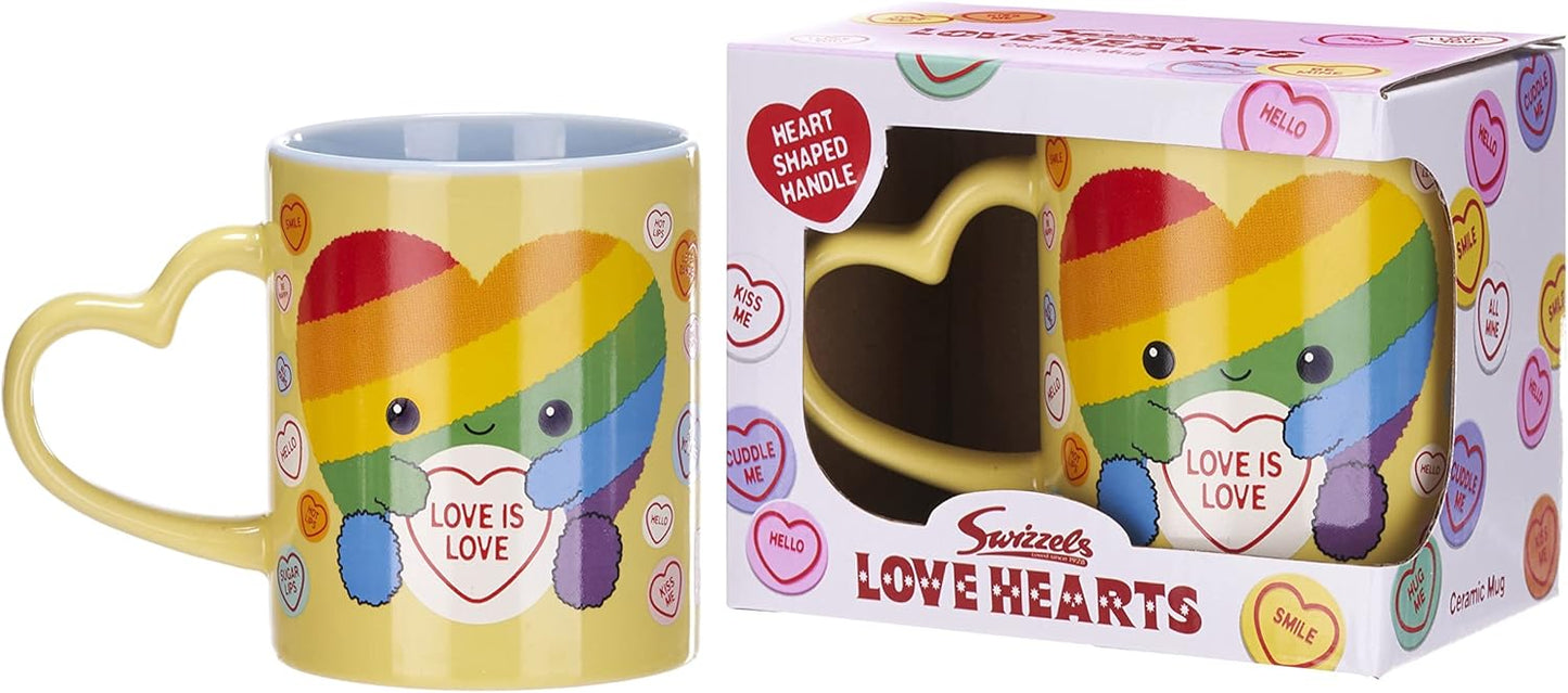 11Oz Love Hearts Rainbow Heart Mug