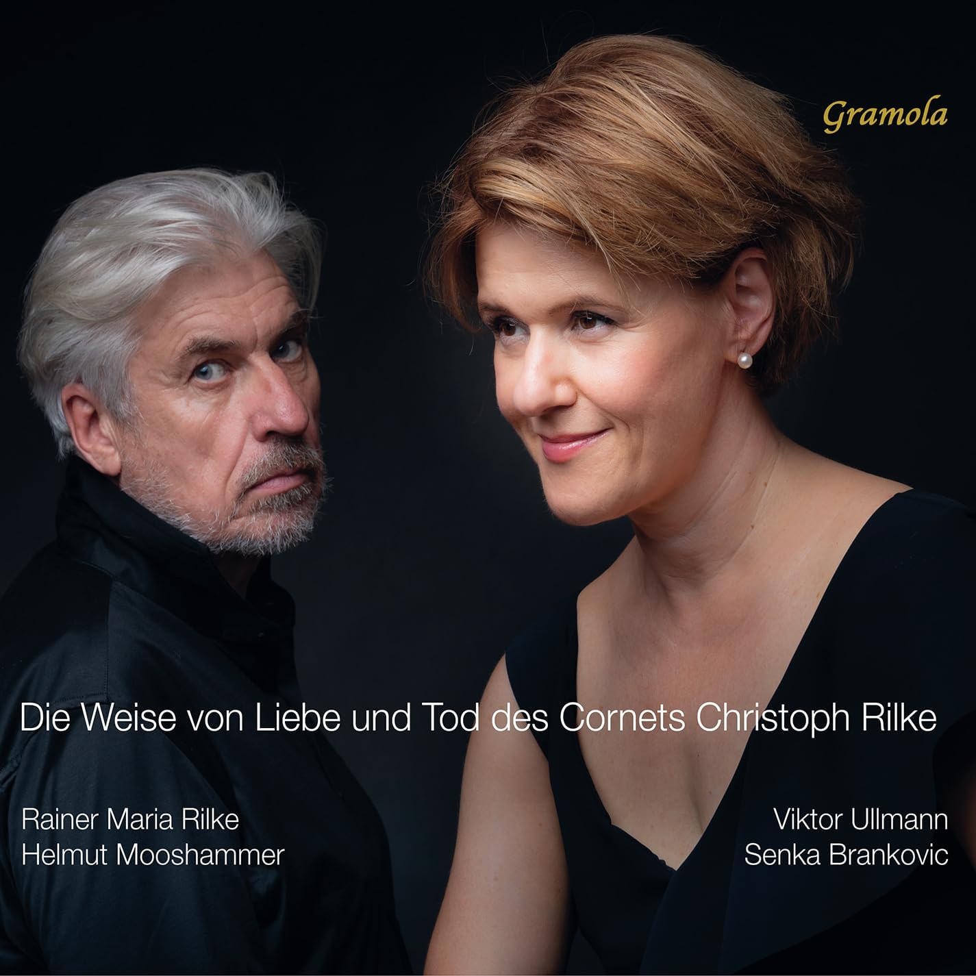 CD cover featuring portraits of two people, Helmut Mooshammer and Senka Brankovic.