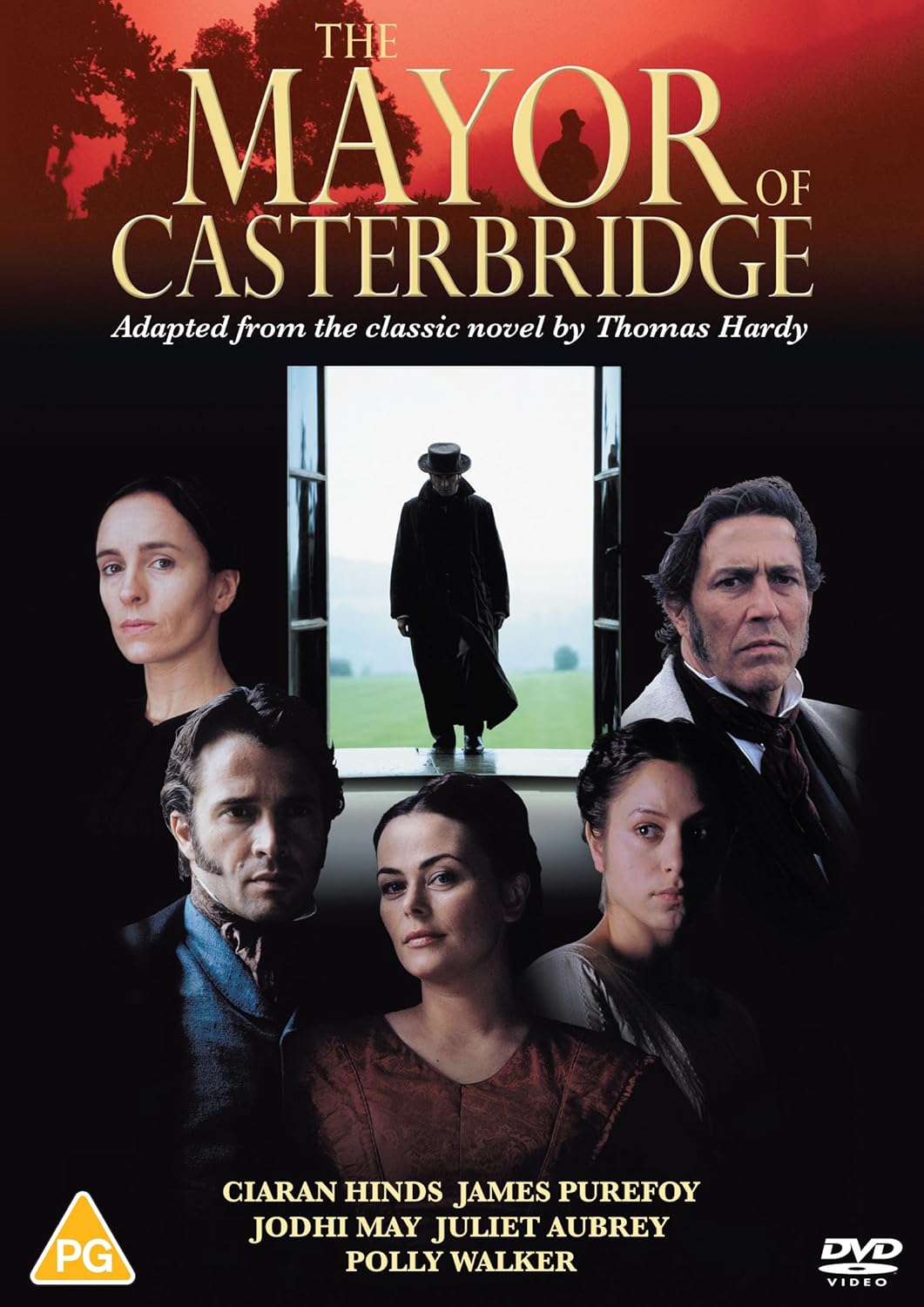 DVD cover for "The Mayor of Casterbridge" featuring a cast portrait.