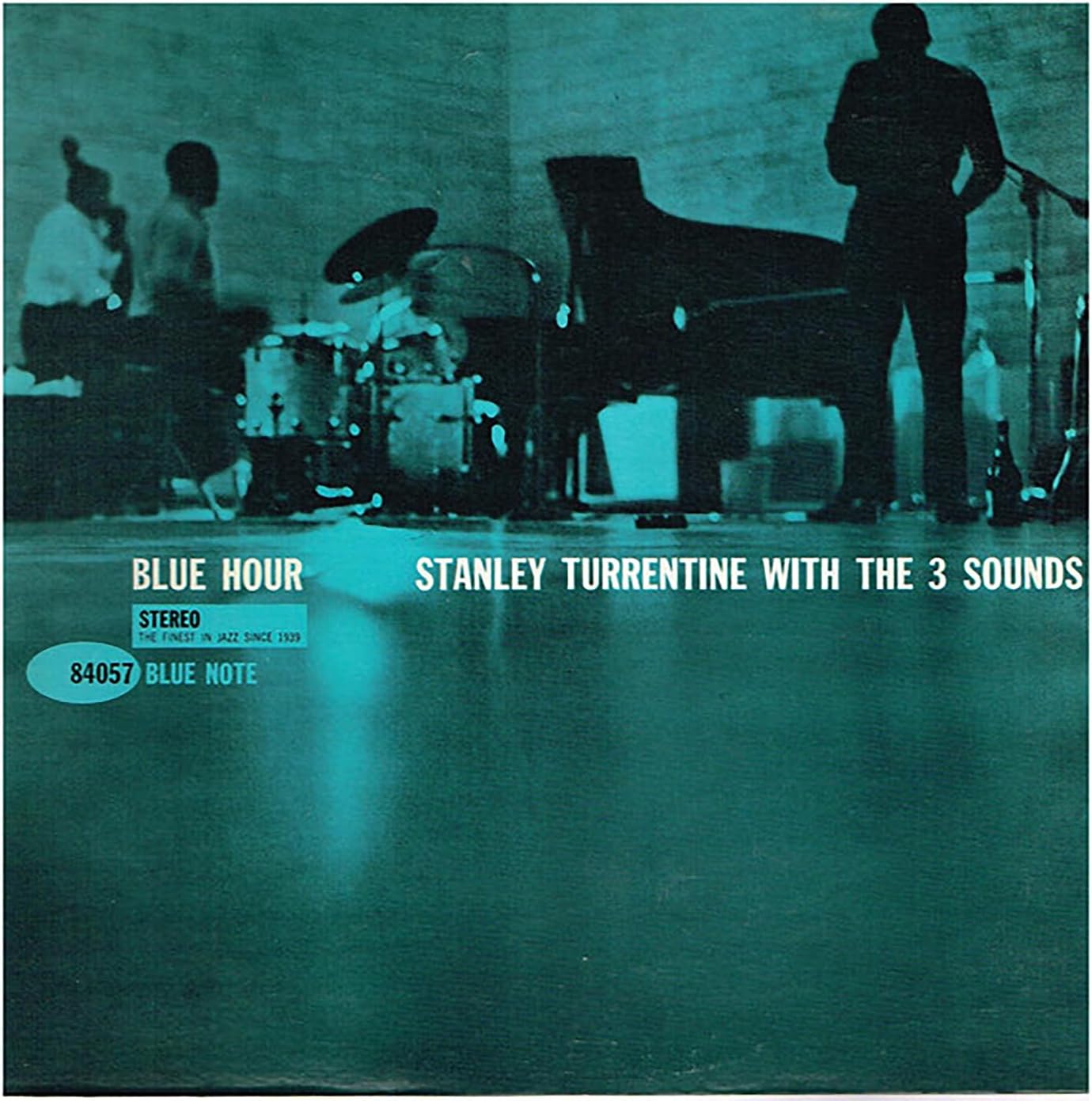 CD case featuring Stanley Turrentine and The Three Sounds album cover, Blue Hour.