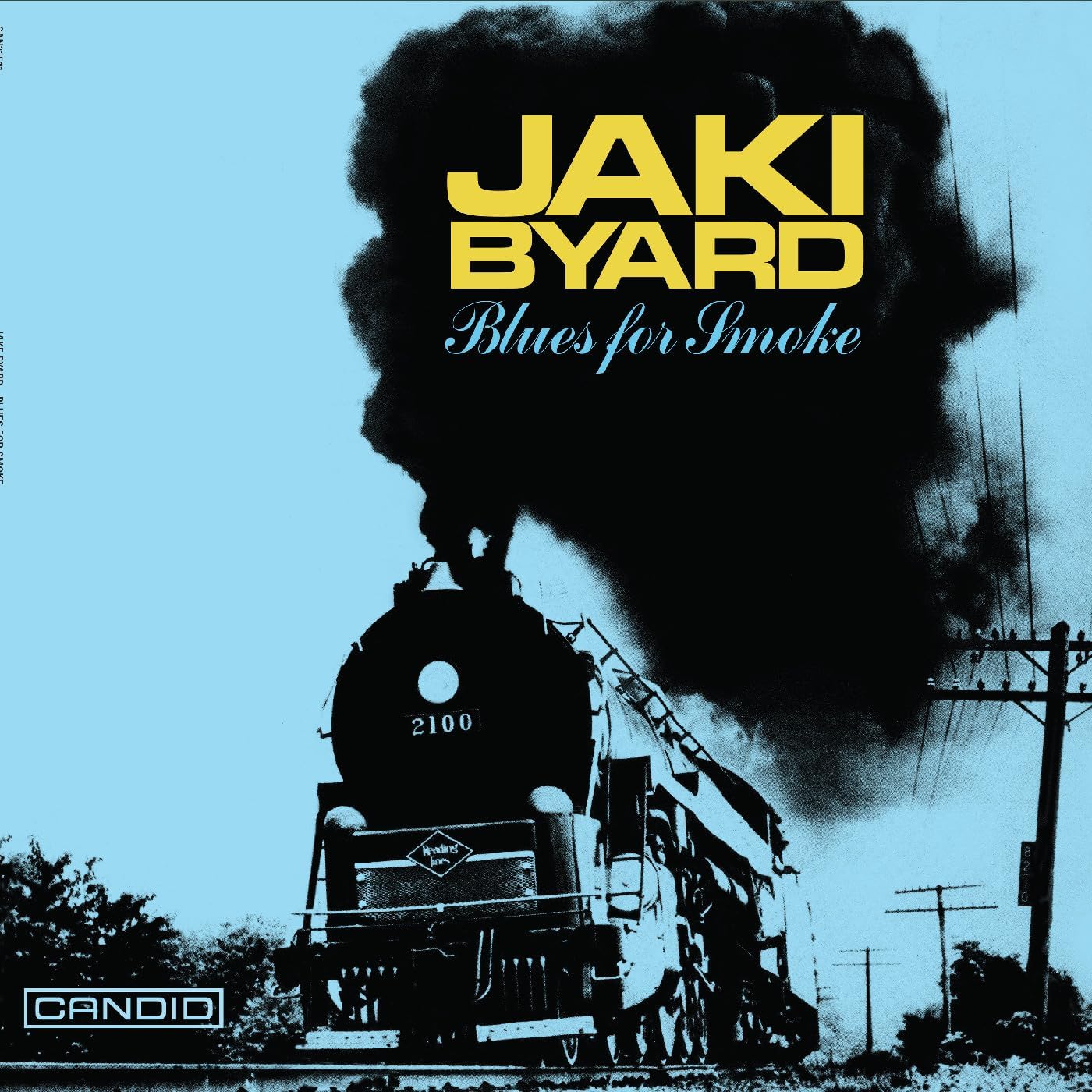 Album cover for Jaki Byard’s “Blues for Smoke” featuring a steam train.