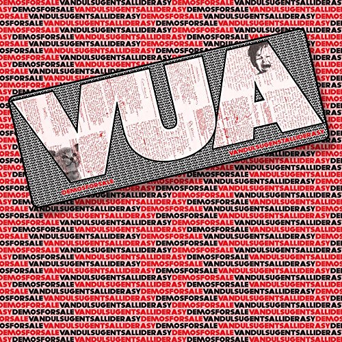 CD cover for "Vua" by Mosley, Chuck, with repeating text and a cat.