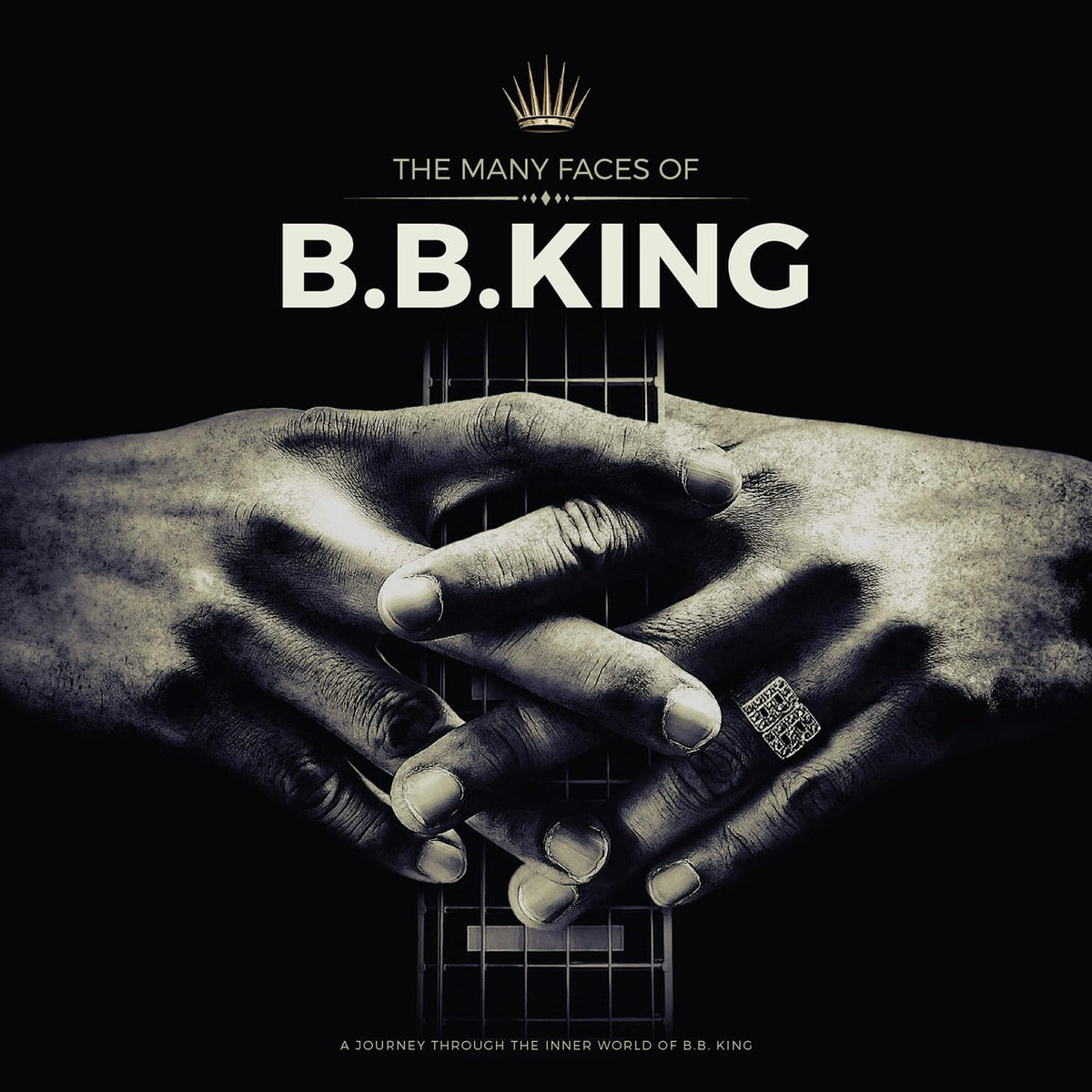 B.B. King album cover featuring hands over a guitar fretboard.
