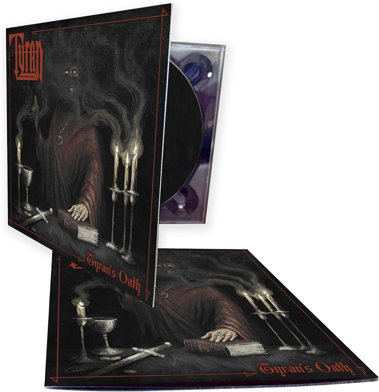 CD case and disc featuring dark, gothic artwork of a spectral figure.