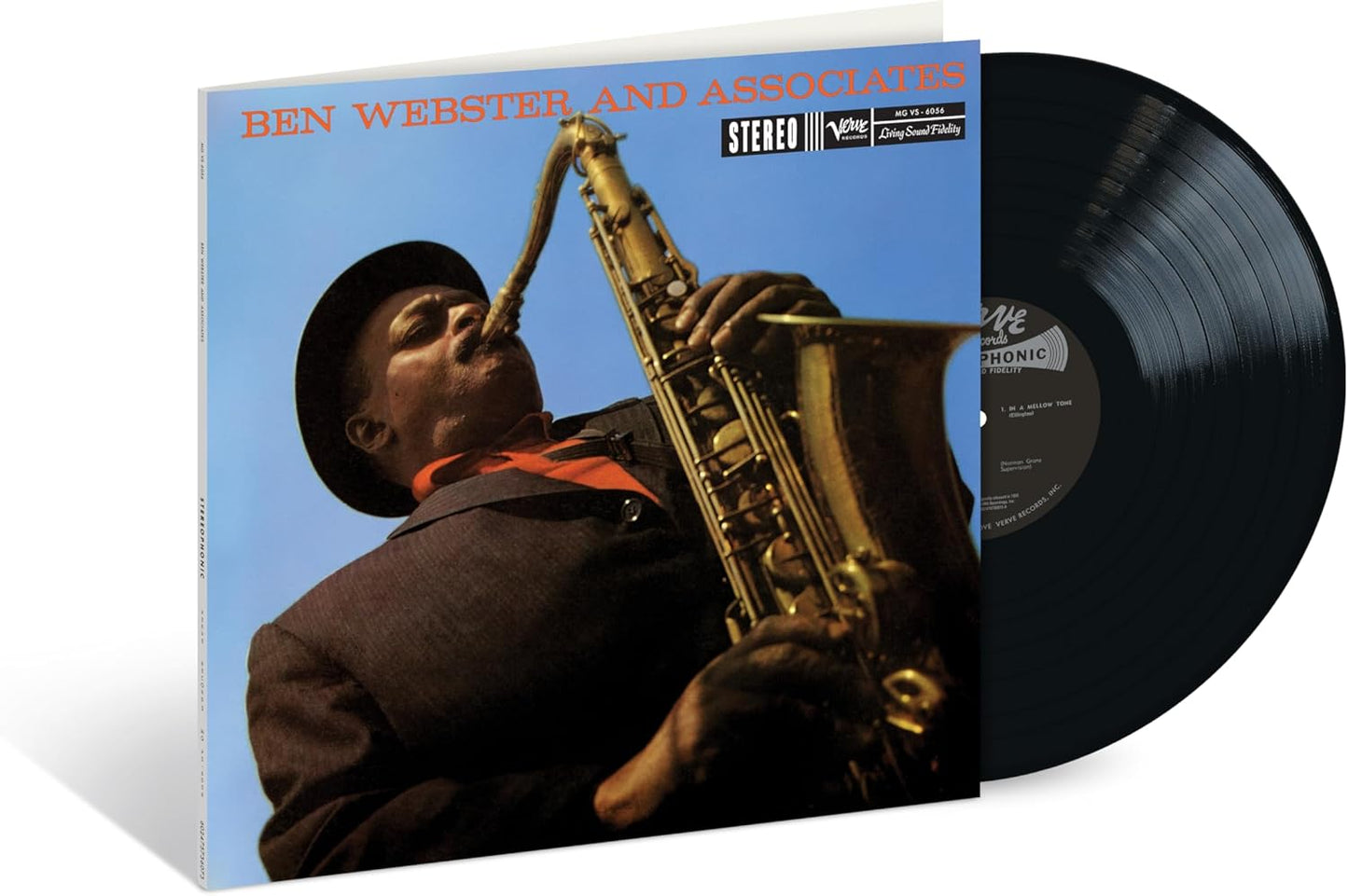 Ben Webster vinyl record featuring a saxophonist on the cover.