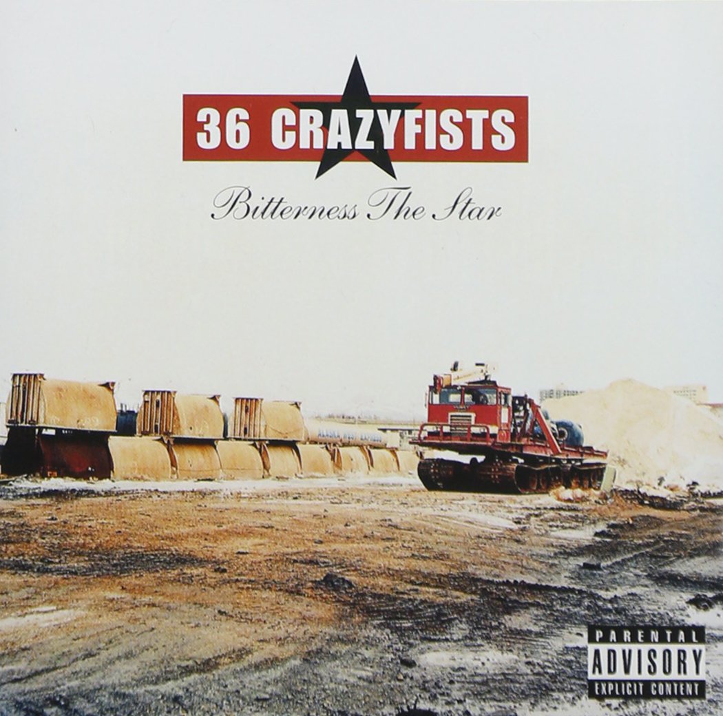Bitterness The Star" CD cover with farm equipment in a field.