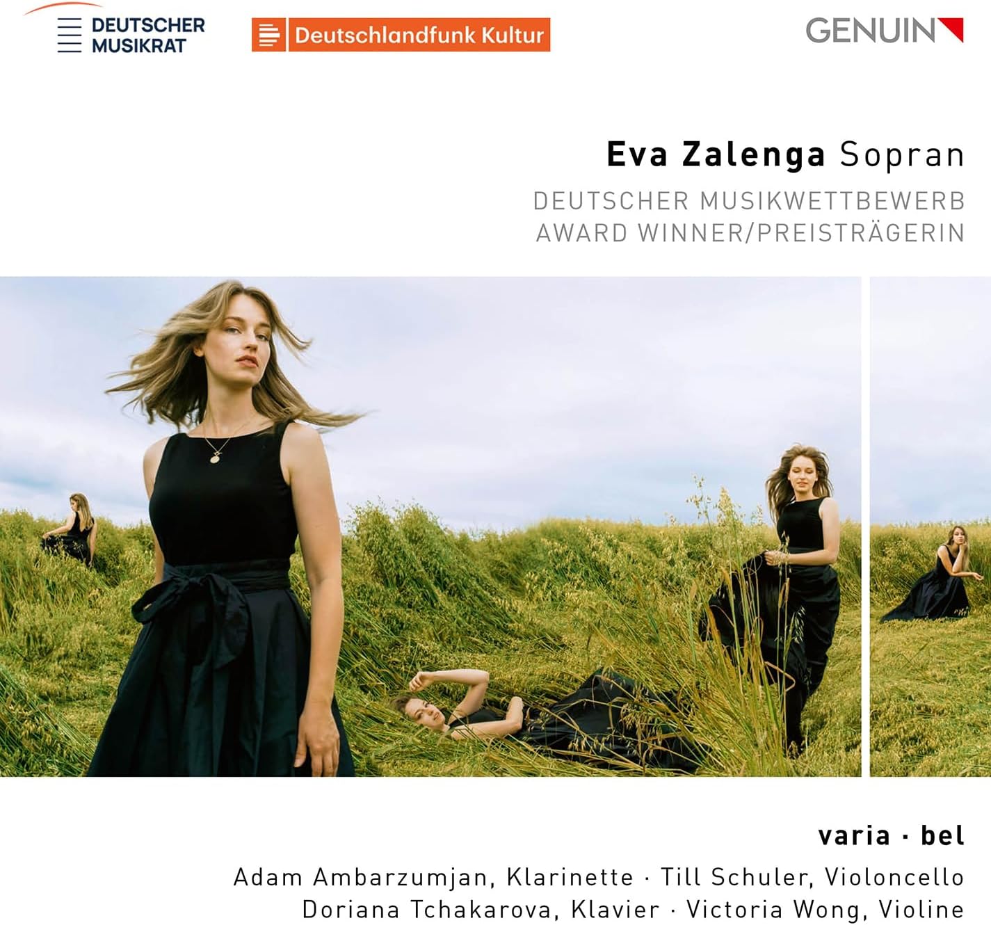 CD cover featuring soprano Eva Zalenga in a field with musicians.