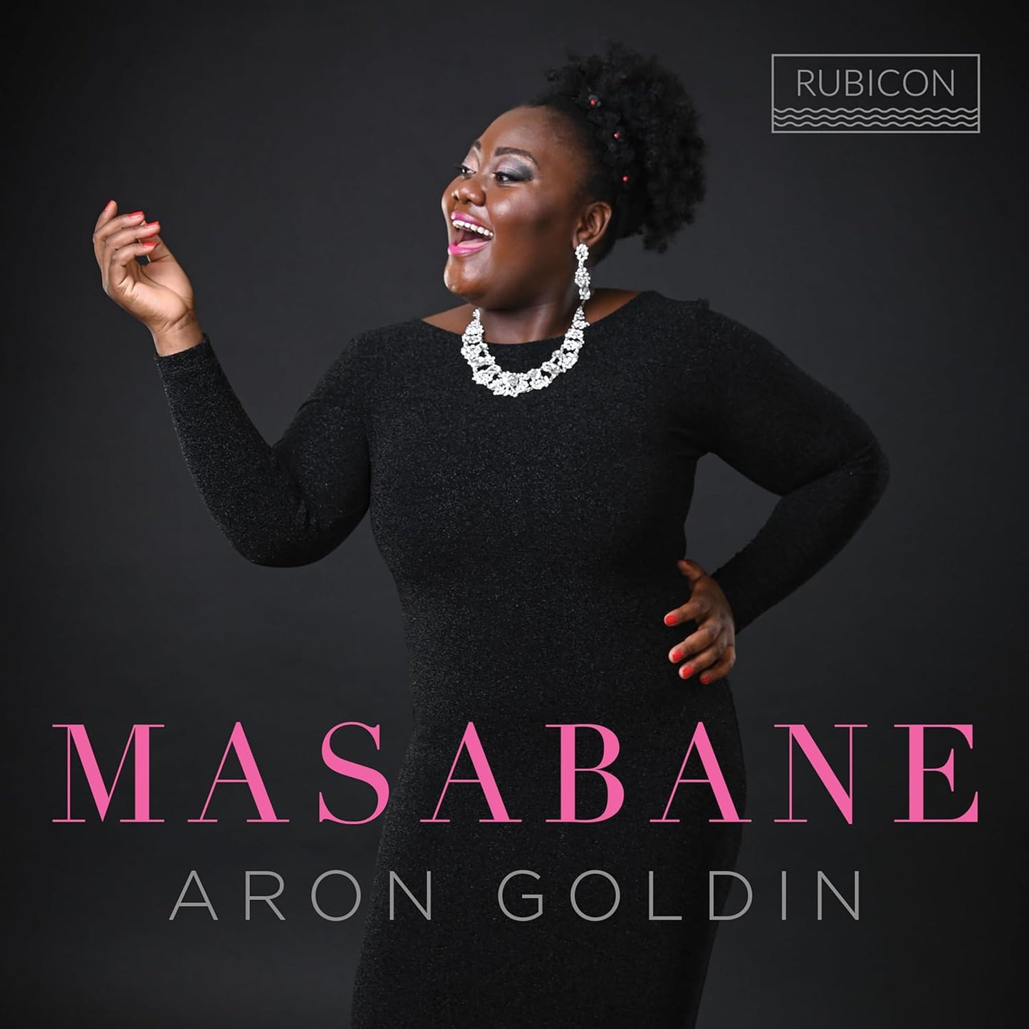 CD cover featuring Masabane Cecilia Rangwanasha, a smiling woman in a black dress.